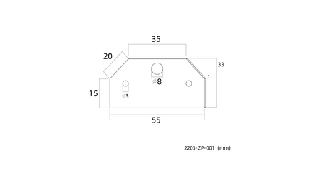 Заглушка для шинопровода Favourite Practica 2203-ZP-001