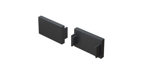 Заглушка для встраиваемого шинопровода (2 шт.) Maytoni Basity TRA172EC-12B